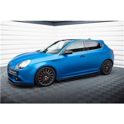 Maxton - RAJOUTS DES BAS DE CAISSE POUR V.1 Alfa Romeo Giulietta Noir Brillant
