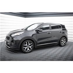 Maxton - RAJOUTS DES BAS DE CAISSE POUR KIA SPORTAGE mk4 GT-Line Noir Brillant