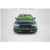 Maxton - Lame Du Pare-Chocs Avant V.1 Audi S6 / A6 S-Line C7 Noir Brillant