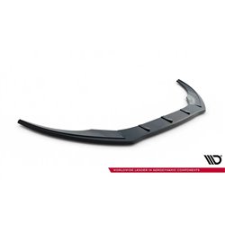 Maxton - Lame Du Pare-Chocs Avant V.1 Audi S6 / A6 S-Line C7 Noir Brillant