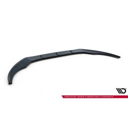 Maxton - Lame Du Pare-Chocs Avant V.1 Audi S6 / A6 S-Line C7 Noir Brillant