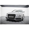 Maxton - Lame Du Pare-Chocs Avant V.1 Audi S5/A5 S-Line 8T Facelift Noir Brillant