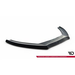 Maxton - Lame Du Pare-Chocs Avant V.1 Audi S5/A5 S-Line 8T Facelift Noir Brillant
