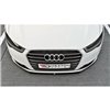 Maxton - Lame Du Pare-Chocs Avant Audi A6 Ultra C7 FL Noir Brillant