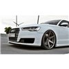 Maxton - Lame Du Pare-Chocs Avant Audi A6 Ultra C7 FL Noir Brillant