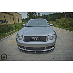 Maxton - Lame Du Pare-Chocs Avant Audi RS6 C5 Noir Brillant