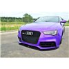Maxton - Lame Du Pare-Chocs Avant / Splitter Audi RS5 8T / 8T FL Noir Brillant