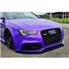 Maxton - Lame Du Pare-Chocs Avant / Lame Audi RS5 8T / 8T FL Noir Brillant