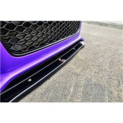 Maxton - Lame Du Pare-Chocs Avant / Lame Audi RS5 8T / 8T FL Noir Brillant