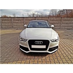 Maxton - Lame Du Pare-Chocs Avant / Lame Audi RS5 8T / 8T FL Noir Brillant
