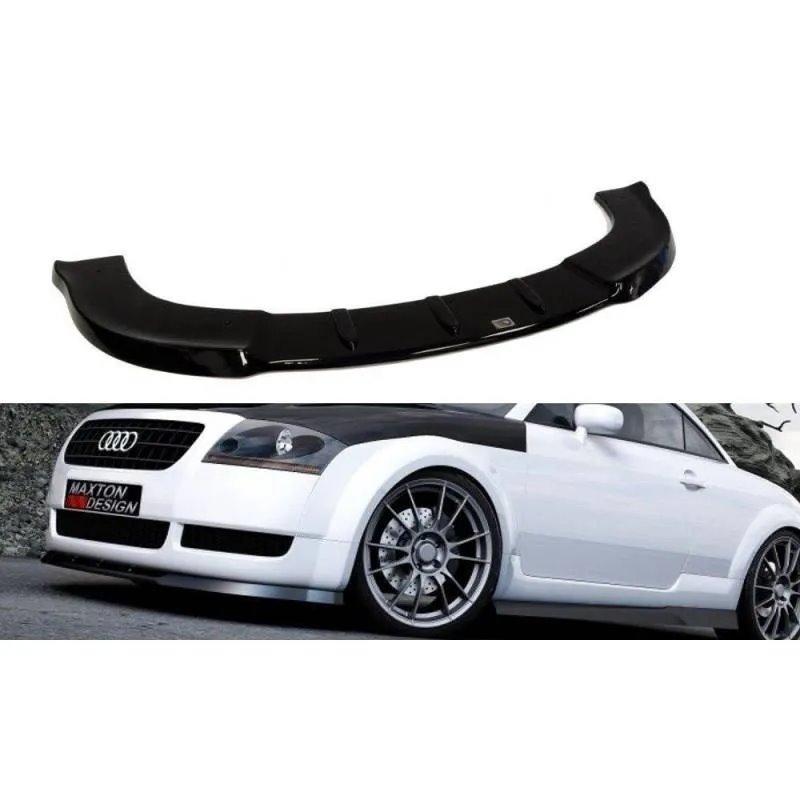 Maxton - Lame Du Pare-Chocs Avant Audi TT 8N Noir Brillant