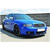 Maxton - LAME DU PARE-CHOCS AVANT AUDI S4 B6 Noir Brillant