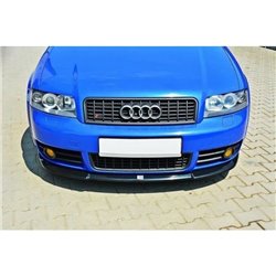 Maxton - LAME DU PARE-CHOCS AVANT AUDI S4 B6 Noir Brillant