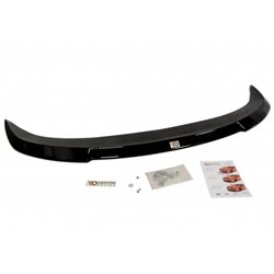 Maxton - LAME DU PARE-CHOCS AVANT AUDI S4 B6 Noir Brillant
