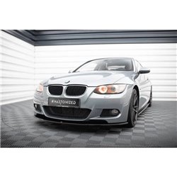 Maxton - Lame Du Pare-Chocs Avant BMW 3 M-Pack E92 Noir Brillant