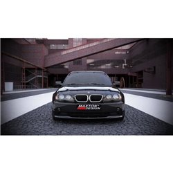 Maxton - LAME DU PARE-CHOCS AVANT BMW 3 E46 BERLINE APRES FACELIFT Noir Brillant
