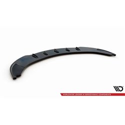 Maxton - Lame Du Pare-Chocs Avant V.1 BMW 6 Coupe E63 / Cabrio E64 Noir Brillant