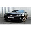 Maxton - Lame Du Pare-Chocs Avant Chevrolet Camaro SS Mk5 Noir Brillant