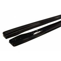 Maxton - RAJOUTS DES BAS DE CAISSE POUR FIAT GRANDE PUNTO ABARTH Noir Brillant