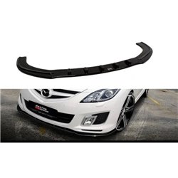 Maxton - LAME DE PARE-CHOCS AVANT MAZDA 6 MK2 (POUR DYNAMIC SPORT VERSION) Noir Brillant