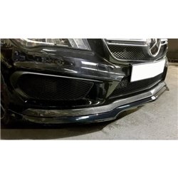 Maxton - LAME DU PARE-CHOCS AVANT v.1 MERCEDES CLA 45 AMG C117 (AVANT FACELIFT) Noir Brillant