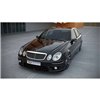 Maxton - LAME DU PARE-CHOCS AVANT MERCEDES E W211 AMG APRES FACELIFT Noir Brillant