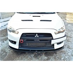Maxton - LAME DU PARE-CHOCS AVANT V.1 Mitsubishi Lancer Evo X 