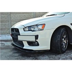 Maxton - LAME DU PARE-CHOCS AVANT V.1 Mitsubishi Lancer Evo X 
