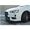 Maxton - LAME DU PARE-CHOCS AVANT V.1 Mitsubishi Lancer Evo X 