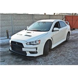 Maxton - LAME DU PARE-CHOCS AVANT V.1 Mitsubishi Lancer Evo X 