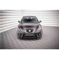 Maxton - LAME DE PARE-CHOCS AVANT SEAT LEON MK2 CUPRA FR (AVANT FACELIFT) 