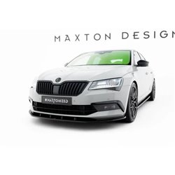 Maxton - Lame Du Pare-Chocs Avant V.3 Skoda Superb Liftback / Combi Mk3