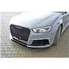Maxton - Lame Du Pare-Chocs Avant V.2 Audi RS3 8V Sportback Noir Brillant