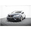 Maxton - Lame Du Pare-Chocs Avant V.2 Seat Leon Cupra / FR Mk3 FL Noir Brillant