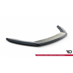 Maxton - Lame Du Pare-Chocs Avant V.2 Seat Leon Cupra / FR Mk3 FL Noir Brillant