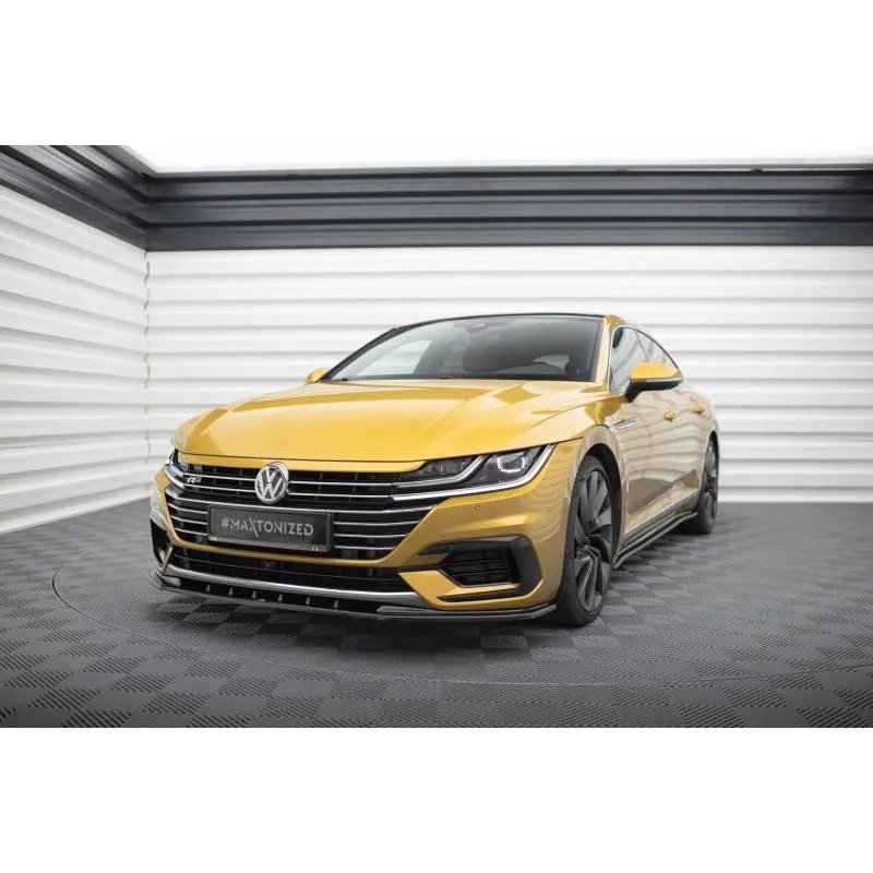 Maxton - Lame Du Pare-Chocs Avant Volkswagen Arteon R-Line Sedan / Shooting Brake Mk1