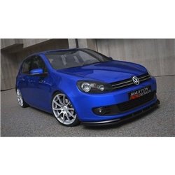 Maxton - LAME DU PARE-CHOCS AVANT VW GOLF VI Noir Brillant