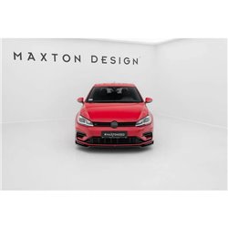 Maxton - Lame Du Pare-Chocs Avant V.2 Volkswagen Golf R / R-Line Mk7 Facelift 