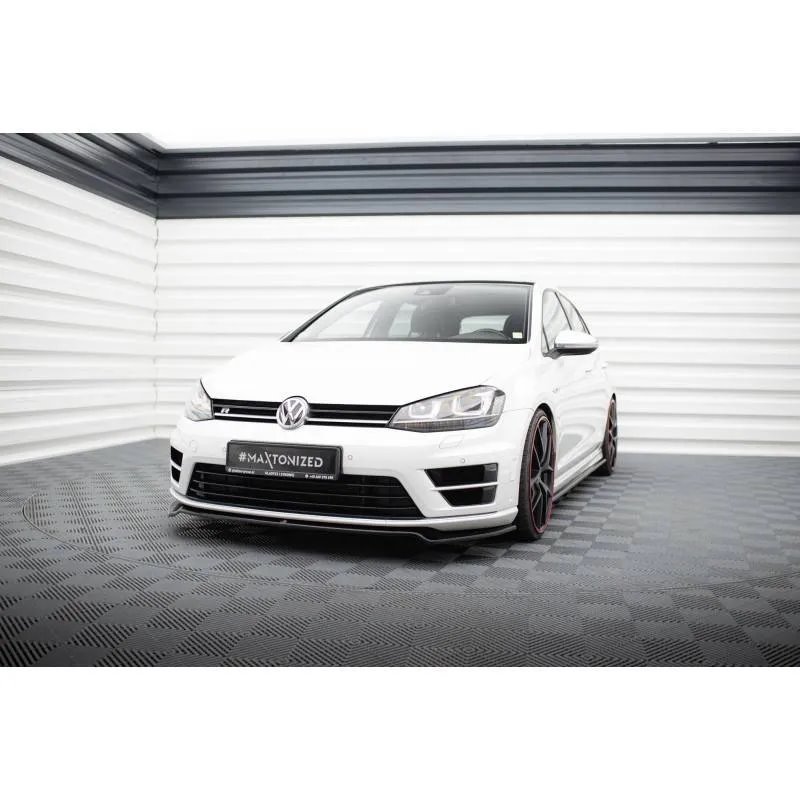 Maxton - Lame Du Pare-Chocs Avant V.2 Volkswagen Golf R / R-Line Mk7