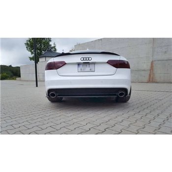 Maxton - Arriere Splitter Audi A5 S-Line 8T Facelift (sans barres verticales)