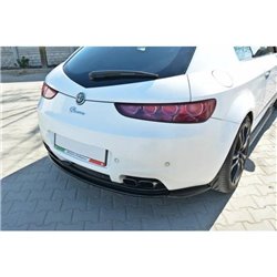 Maxton - Arriere Splitter Alfa Romeo Brera (sans barres verticales) Noir Brillant