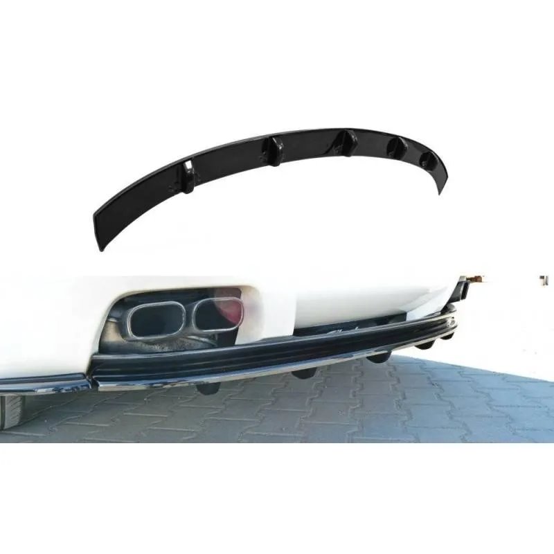 Maxton - Arriere Splitter Alfa Romeo Brera (avec barres verticales) Noir Brillant