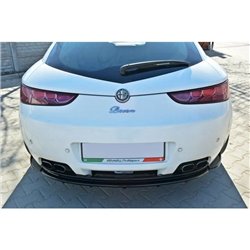 Maxton - Arriere Lame Alfa Romeo Brera (avec barres verticales) Noir Brillant