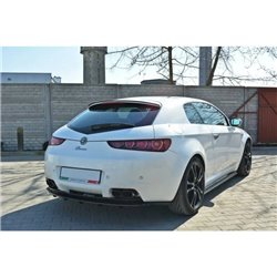Maxton - Arriere Lame Alfa Romeo Brera (avec barres verticales) Noir Brillant