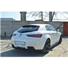 Maxton - Arriere Lame Alfa Romeo Brera (avec barres verticales) Noir Brillant