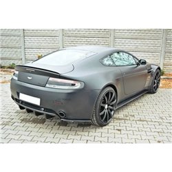 Maxton - LAME DU PARE CHOCS ARRIERE ASTON MARTIN V8 VANTAGE Noir Brillant
