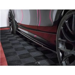 Maxton - SET DES DIFFUSEUR DES BAS DE CAISSE BMW 1 E81/ E87 FACELIFT Noir Brillant