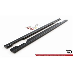 Maxton - Rajouts Des Bas De Caisse Mercedes-AMG C 43 / AMG-Line W205 Noir Brillant