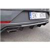 Maxton - Rajout Du Pare-Chocs Arriere V.1 Seat Leon Cupra Mk3 FL Hatchback Noir Brillant