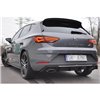 Maxton - Rajout Du Pare-Chocs Arriere V.1 Seat Leon Cupra Mk3 FL Hatchback Noir Brillant